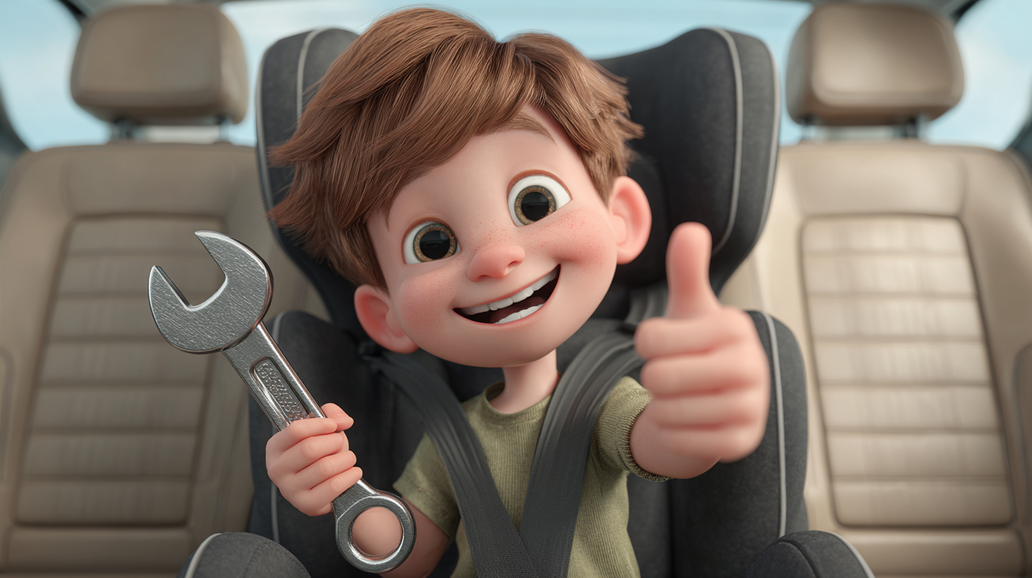 Parent installing convertible car seat demonstrating proper installation technique